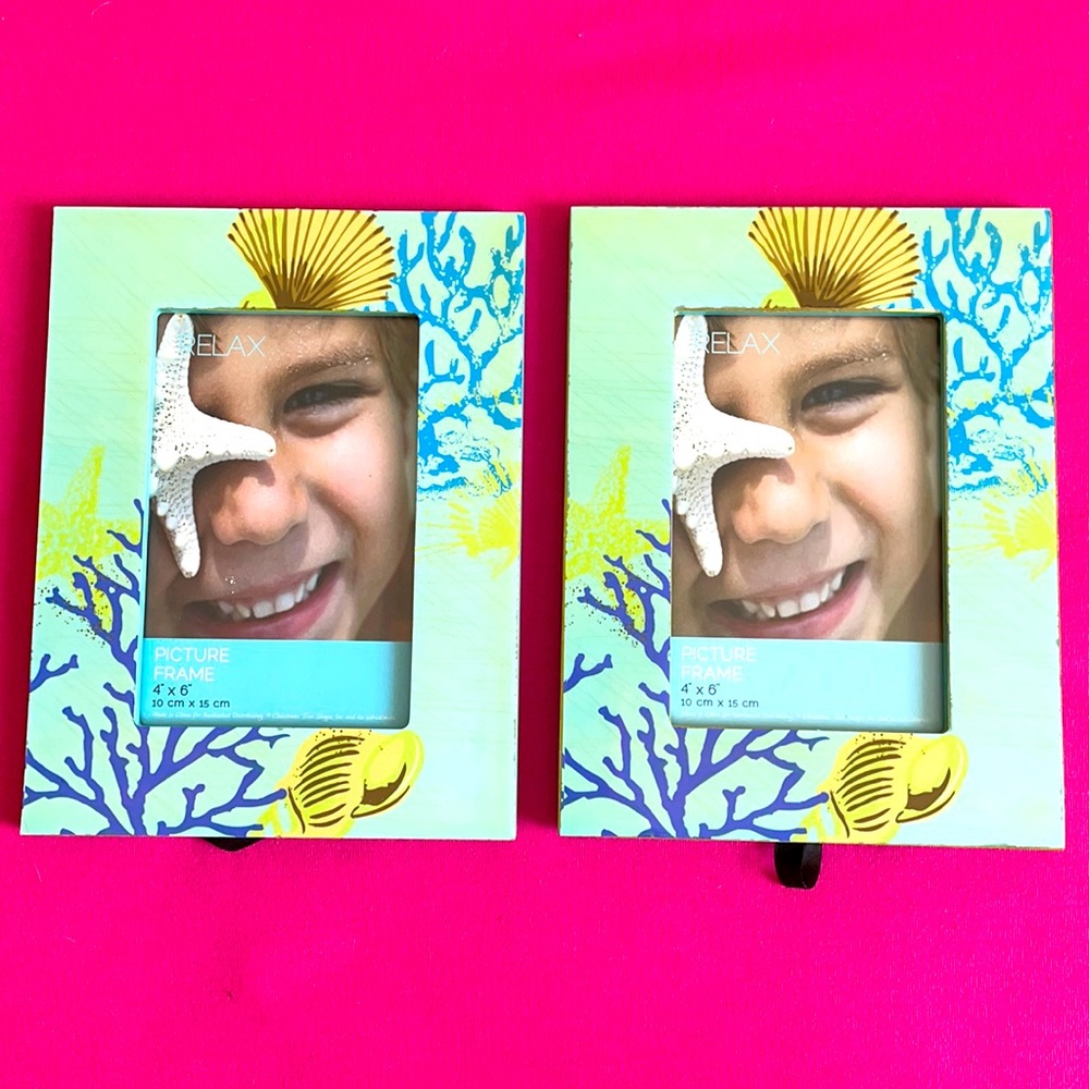 Seashore Themed Photo Frames 🐚 🌊
